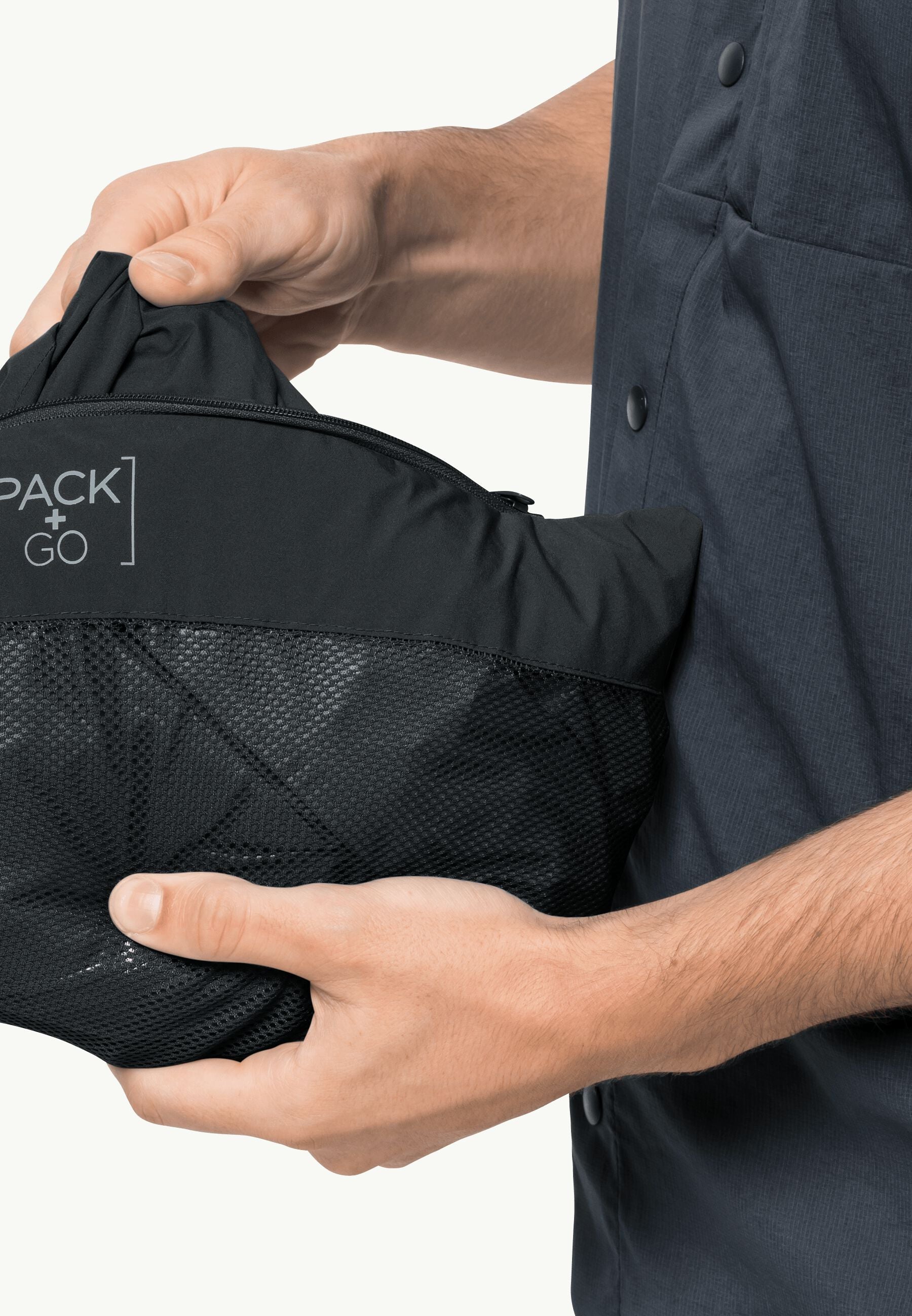 JACK WOLFSKIN VESTE PACK & GO SHELL MEN TOP