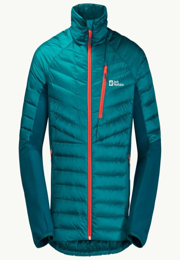 JACK WOLFSKIN VESTE EN DUVET NEBELHORN HYBRID MEN OUTWEAR