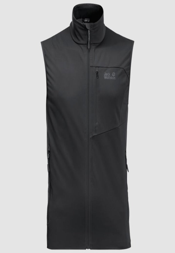 JACK WOLFSKIN GILET SOFTSHELL HIGHEST PEAK VEST MEN TOP