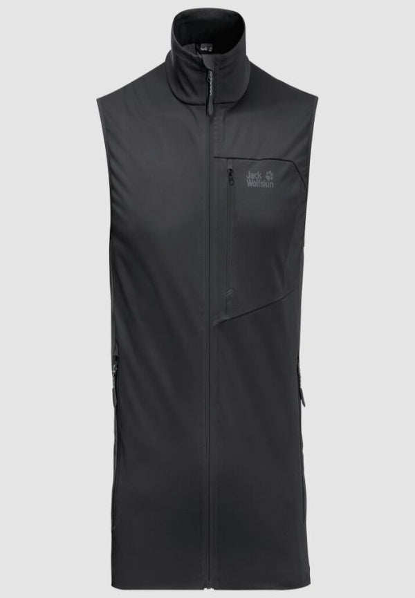 JACK WOLFSKIN GILET SOFTSHELL HIGHEST PEAK VEST MEN TOP