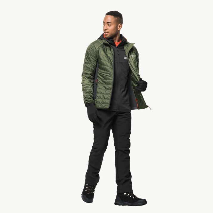 JACK WOLFSKIN VESTE À CAPUCHE HYDRO GRID FZ MEN TOP