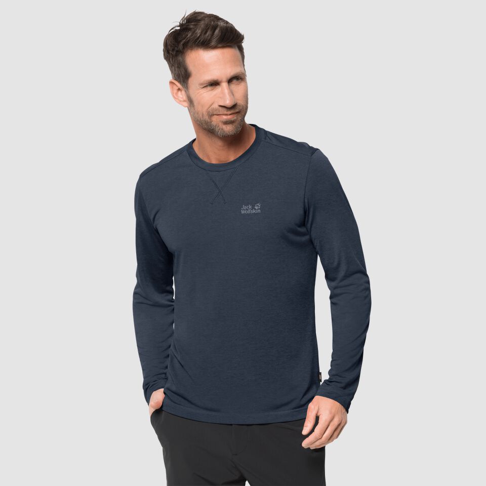 JACK WOLFSKIN CROSSTRAIL T-SHIRT MANCHES LONGUES MEN TOP