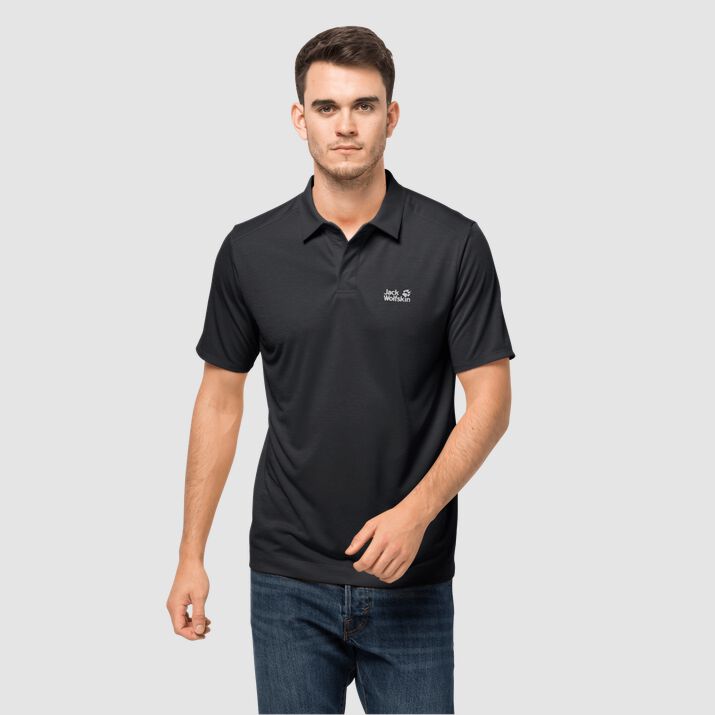 JACK WOLFSKIN POLO PACK & GO MEN TOP