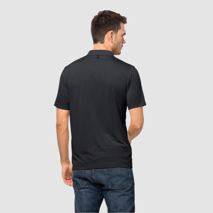 JACK WOLFSKIN POLO PACK & GO MEN TOP