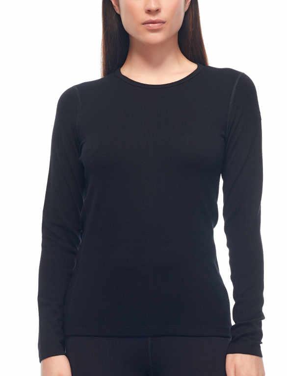 icebreaker Women's Merino Base Layer  260 Tech Top Long Sleeve Crewe