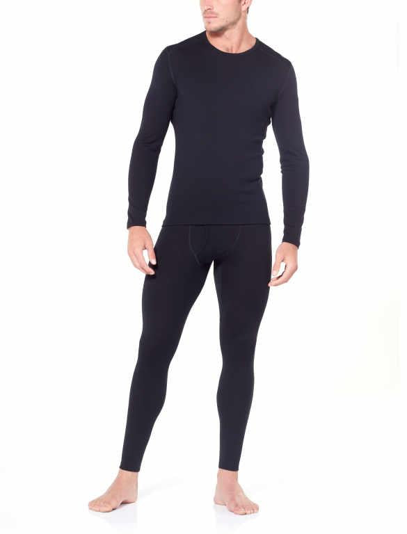 icebreaker Men's Merino Base Layer  260 Tech Top Long Sleeve Crewe