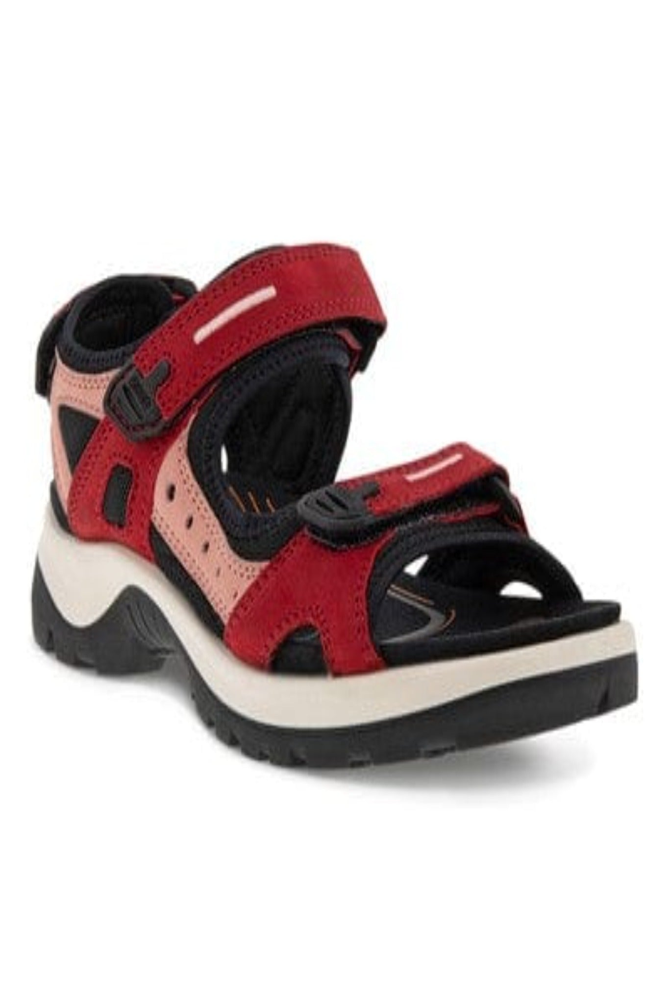 Ecco Womens Offroad Yucatan Sandals - Chili Red/Damask Rose