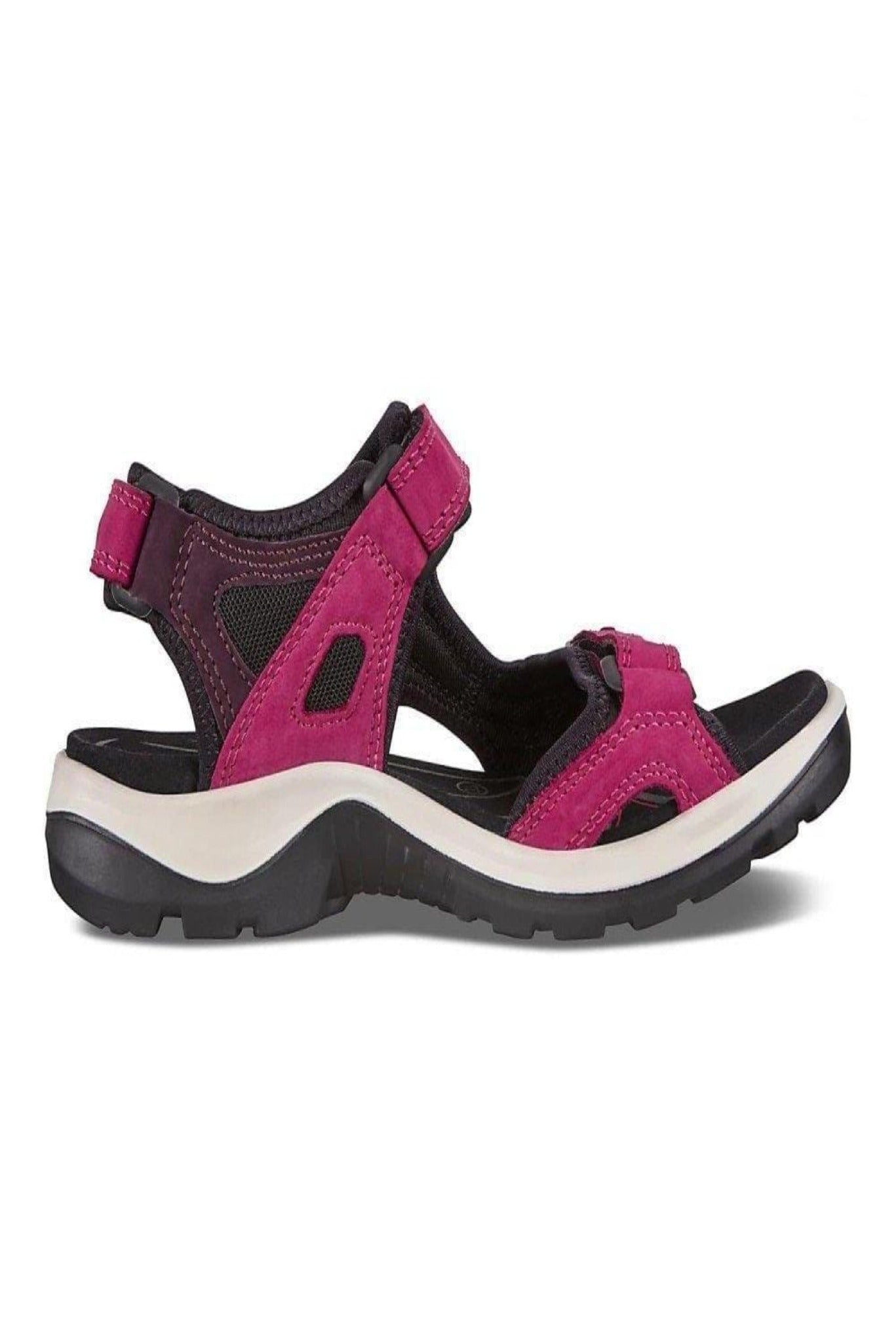 Ecco Womens Offroad Yucatan Sandals - Sangria/Fig