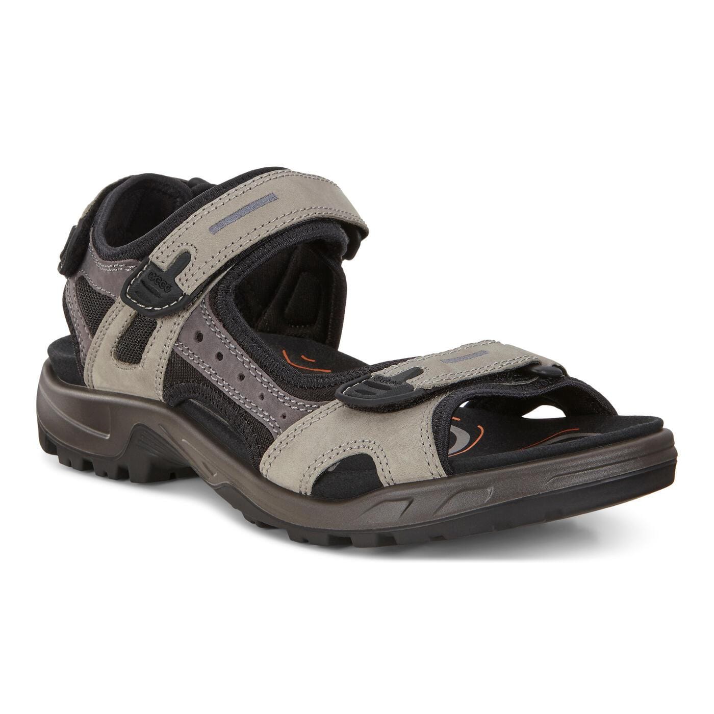 Ecco Mens Offroad Yucatan Sandals - Tarmac/ Moon Rock