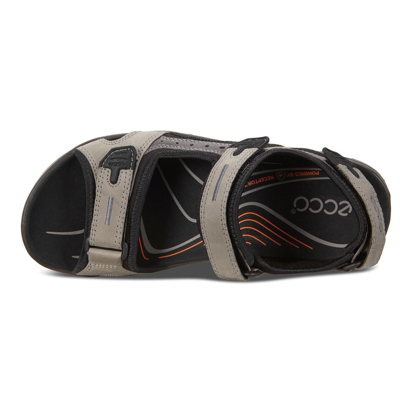 Ecco Mens Offroad Yucatan Sandals - Tarmac/ Moon Rock