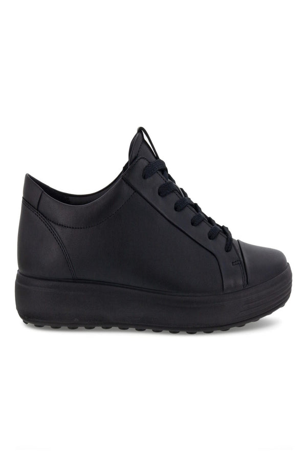 Ecco Womens Soft 7 Sneakers - All Black