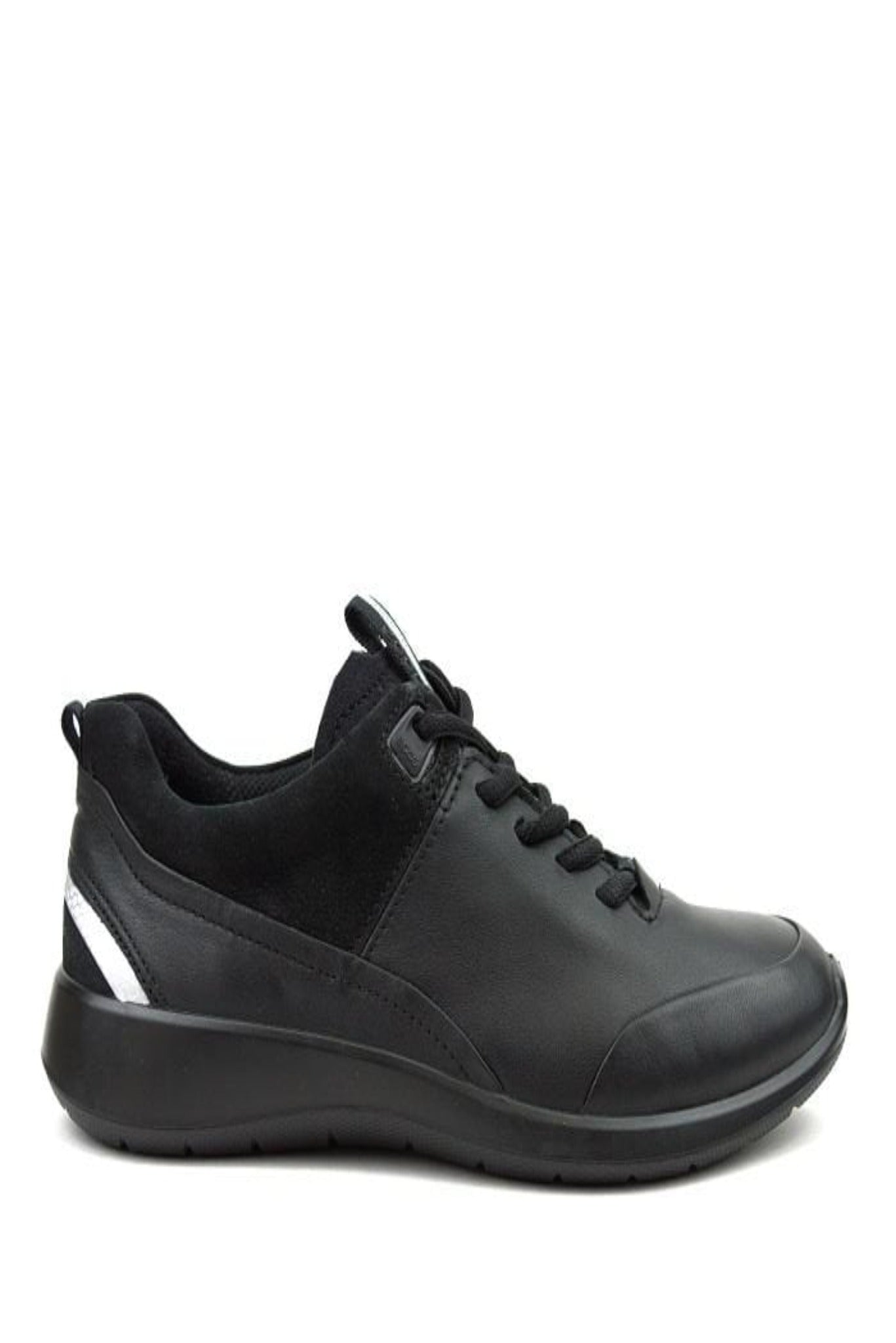 Ecco Womens Soft 5 Sneakers - Black/ Black