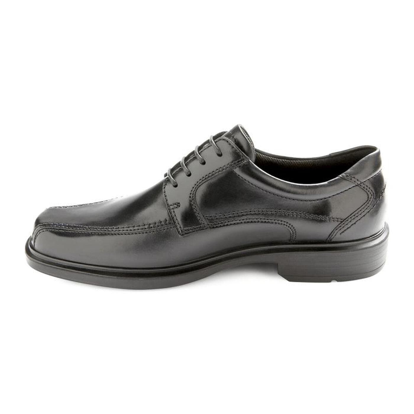 Ecco Mens Helsinki Bike Toe Lace Dress Shoes -  Black