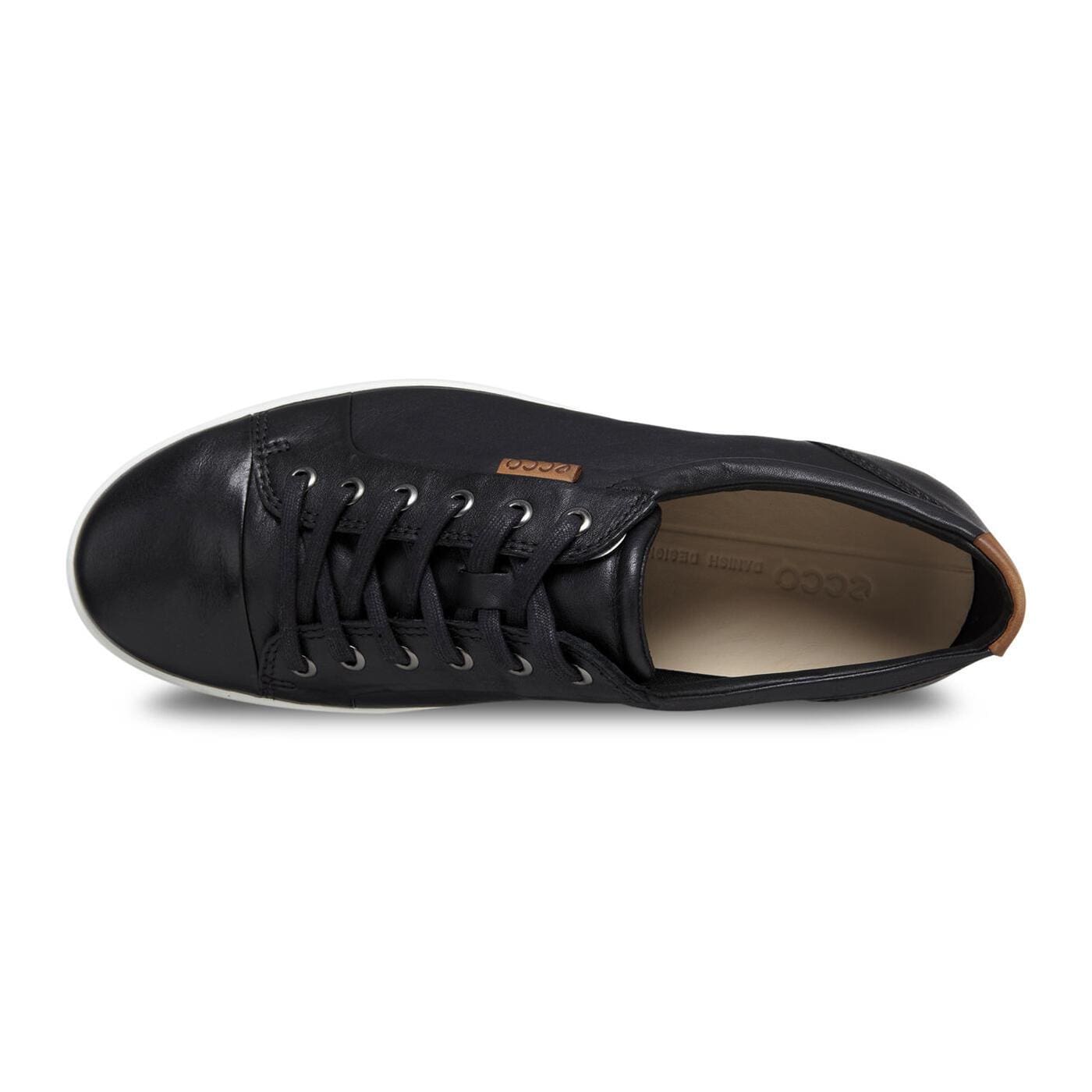 Ecco Mens Soft 7 Sneakers - Black Droid