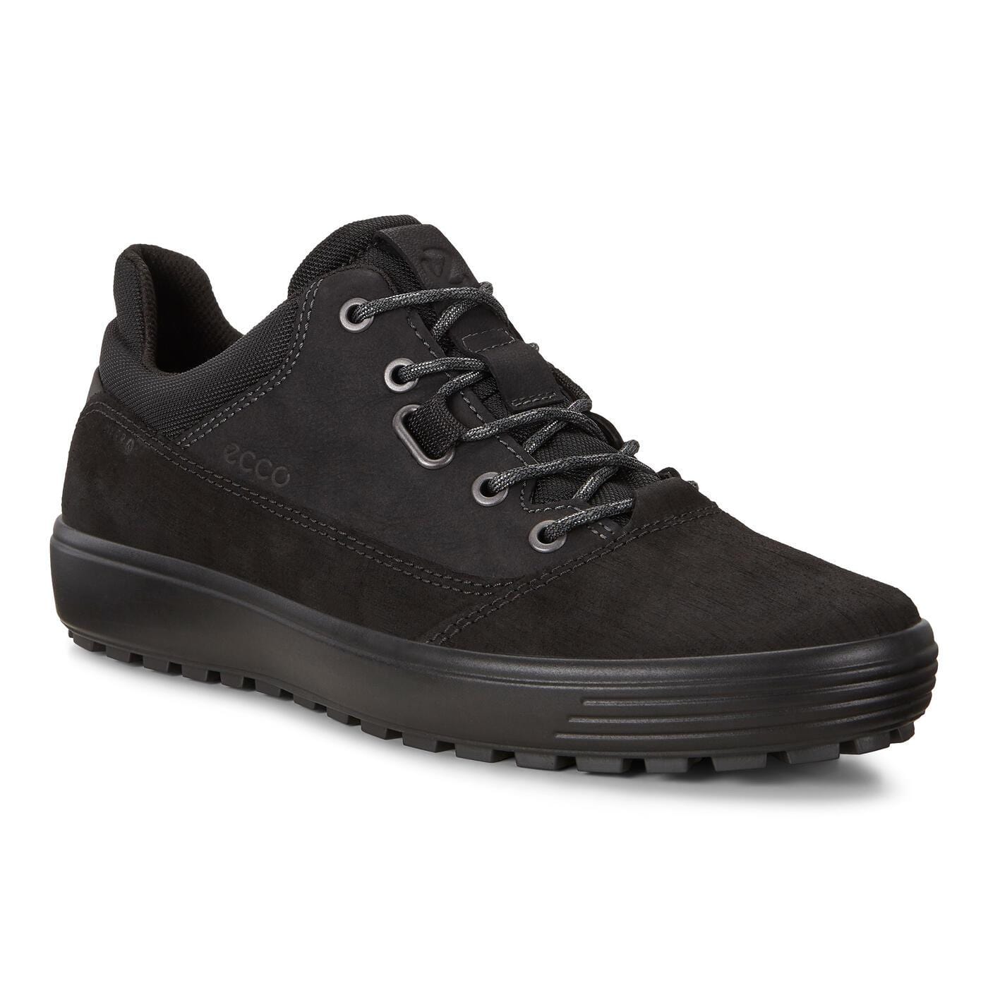 Ecco Mens Soft 7 Tred Low Sneakers - Black