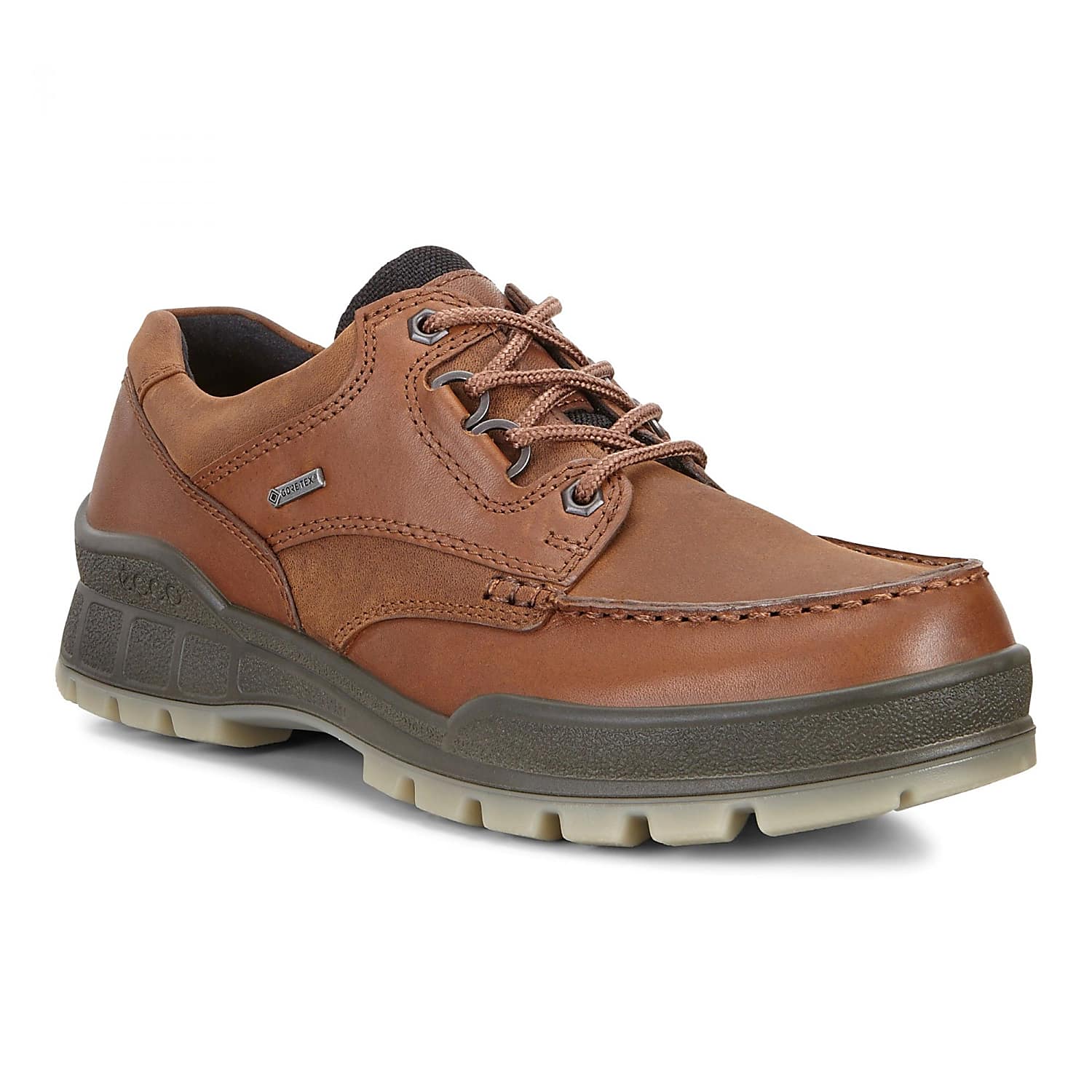 Ecco Mens Track 25 Low GTX Shoes - Bison/ Bison