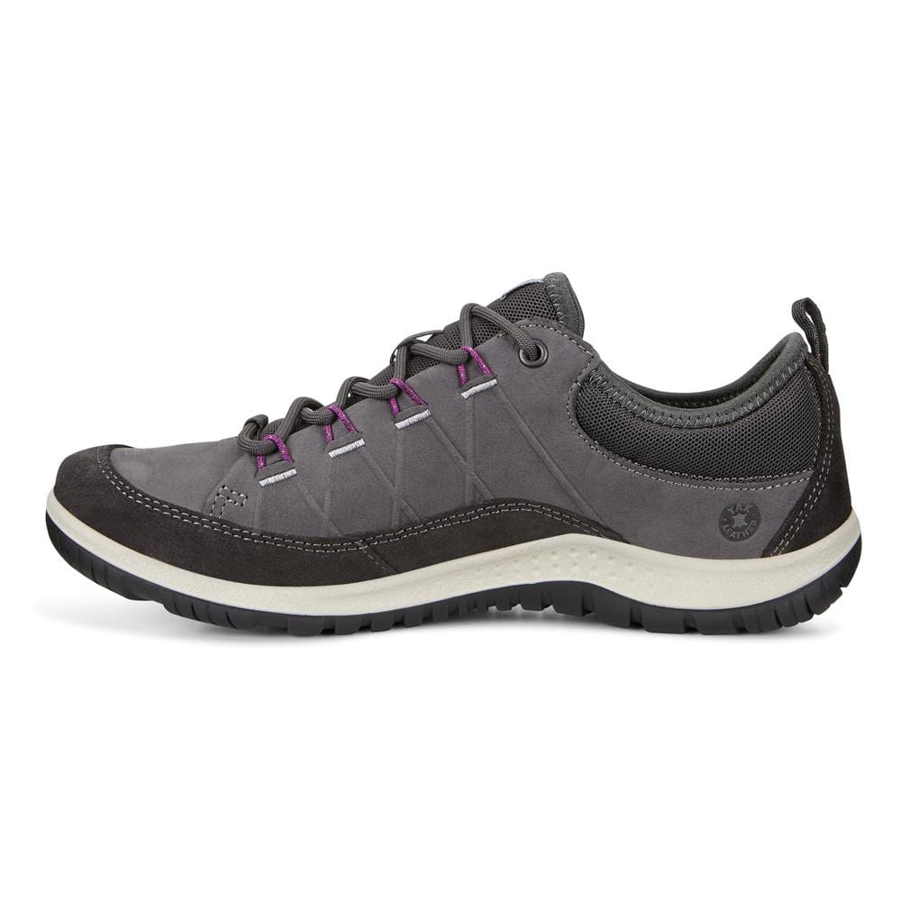 Ecco Womens Aspina Roara Sneakers - Moonless/Dark Shadow