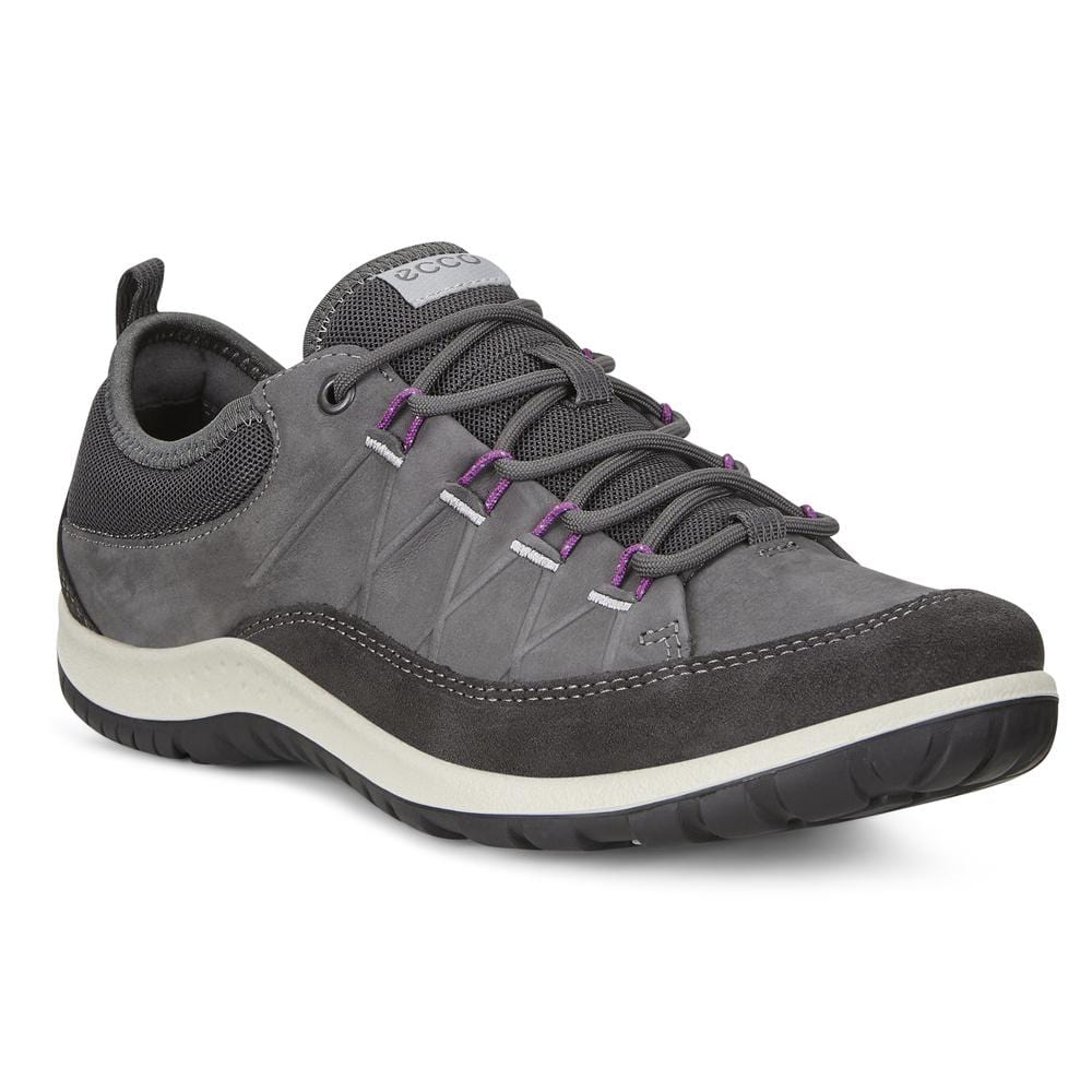 Ecco Womens Aspina Roara Sneakers - Moonless/Dark Shadow