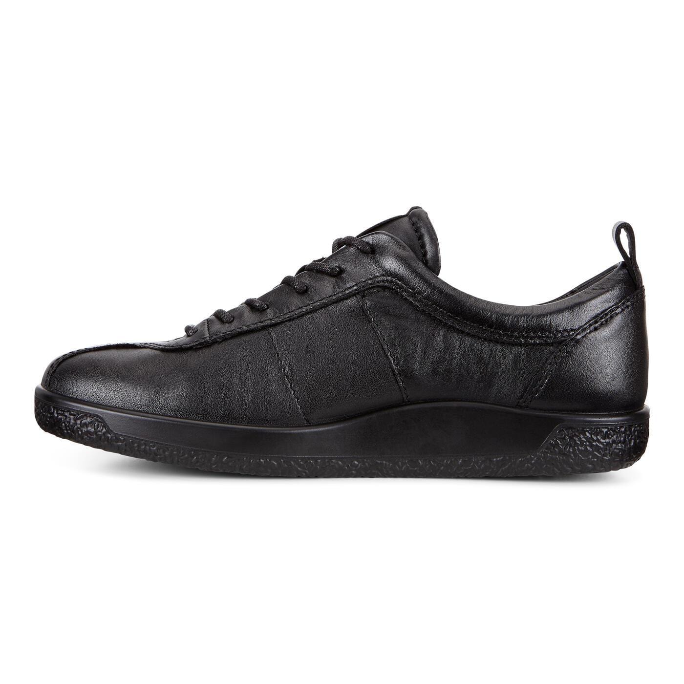 Ecco Womens Soft 1 Sneakers - Black