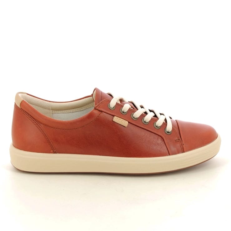 Ecco Womens Soft 7 Sneaker - Cognac