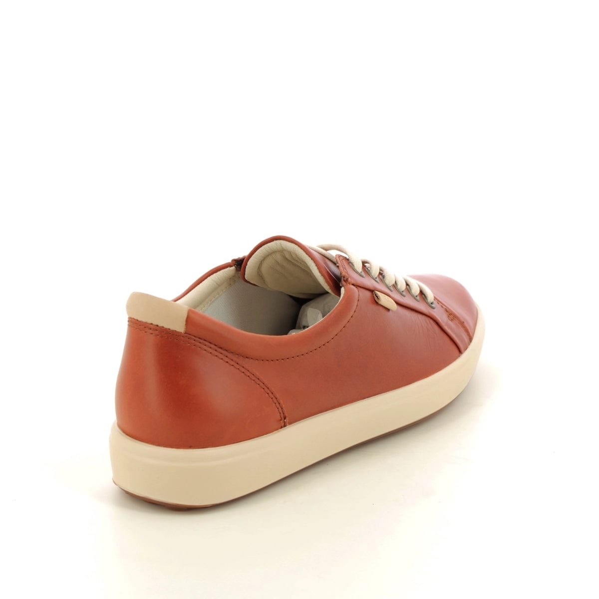 Ecco Womens Soft 7 Sneaker - Cognac