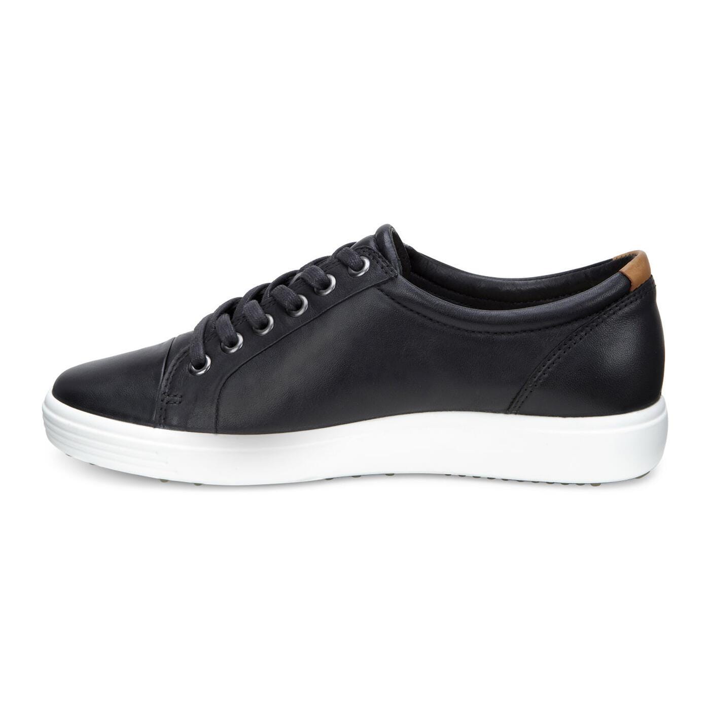 Ecco Womens Soft 7 Sneakers - Black Droid