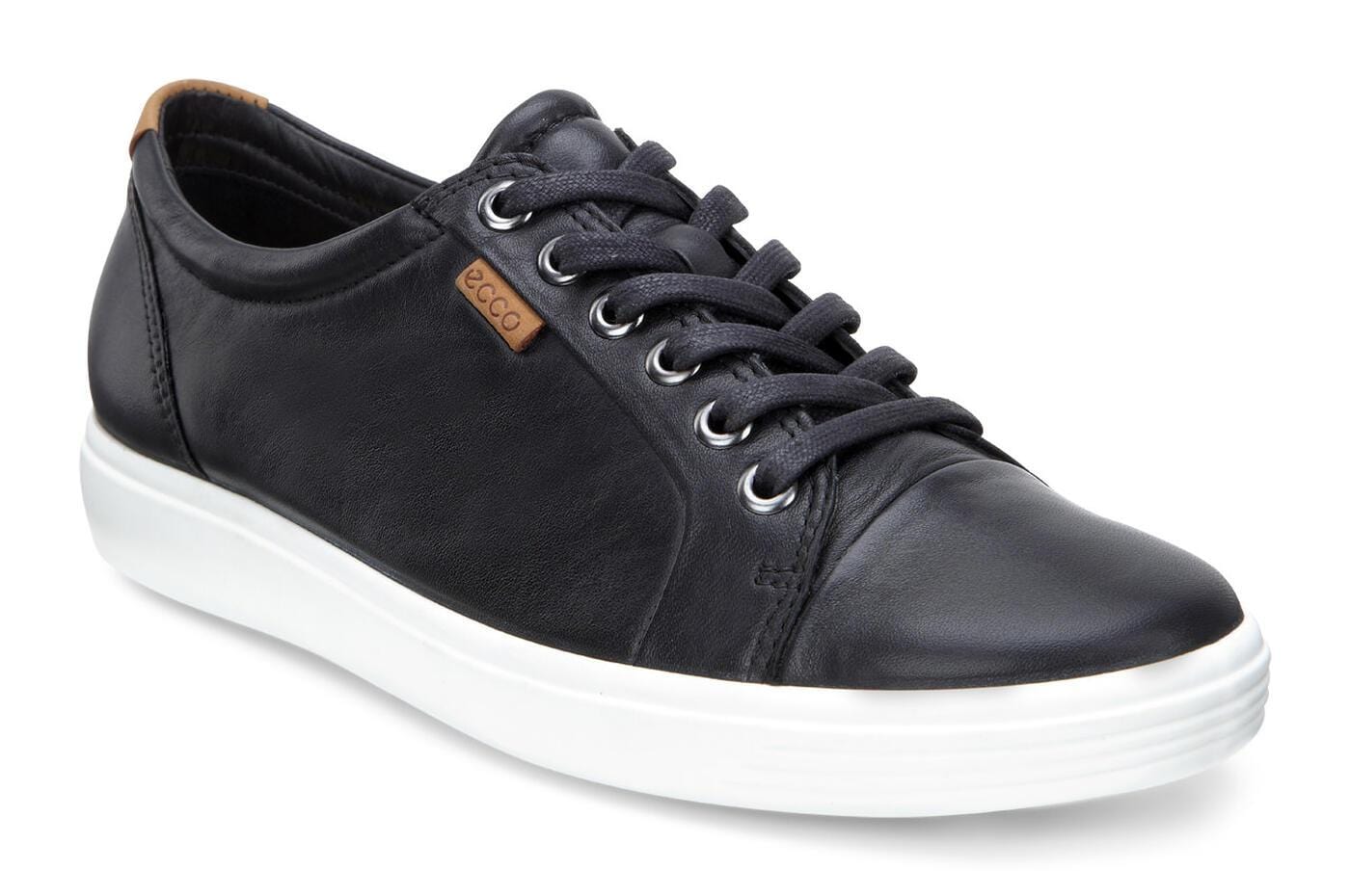 Ecco Womens Soft 7 Sneakers - Black Droid