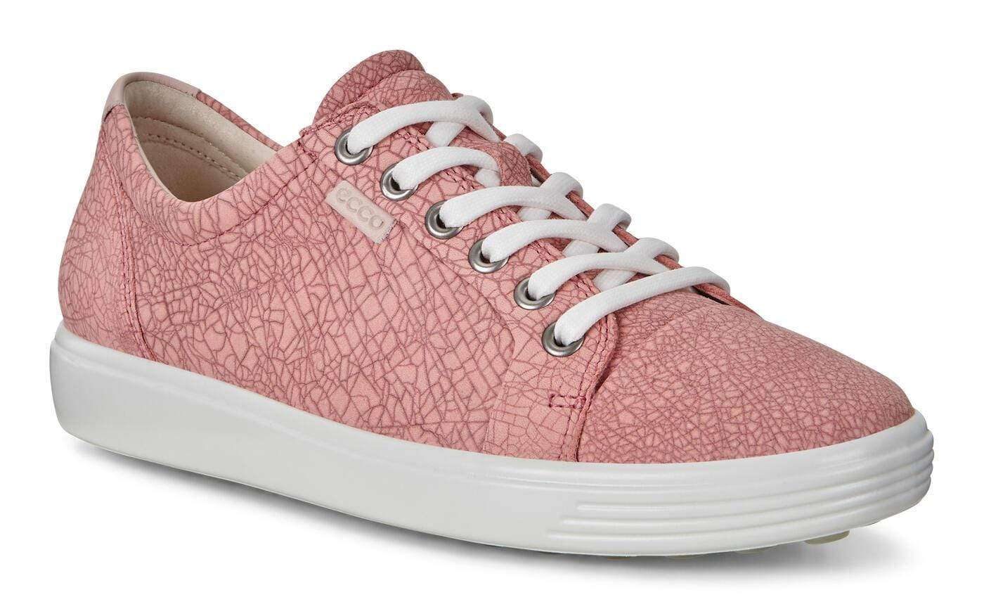 Ecco Womens Soft 7 Sneakers - Muted Clay Rosata/Rose Dust