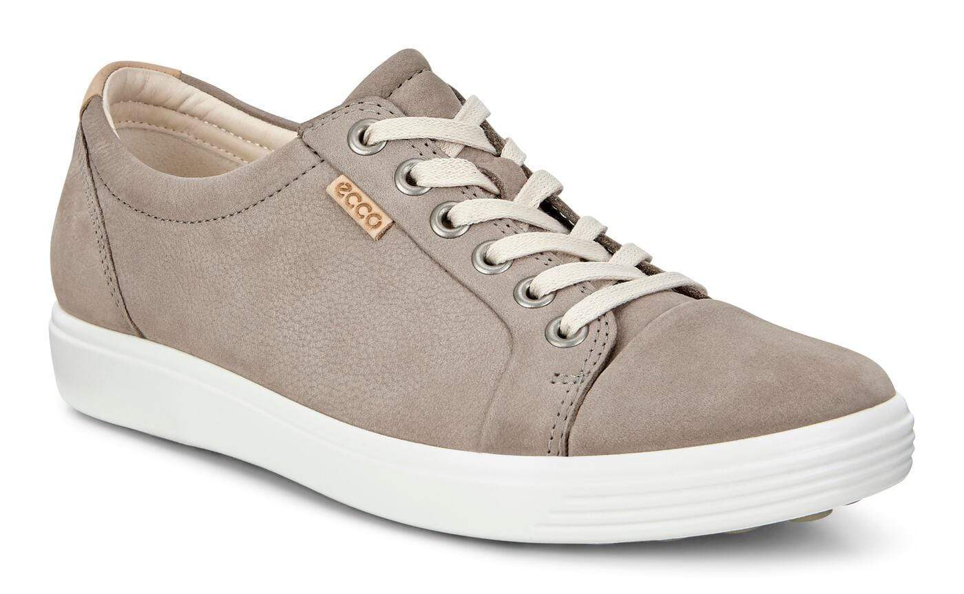 Ecco Womens Soft 7 Sneakers - Warm Grey