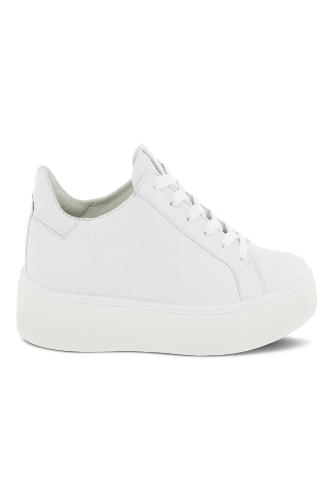 Ecco Womens Street Tray Sneakers - White