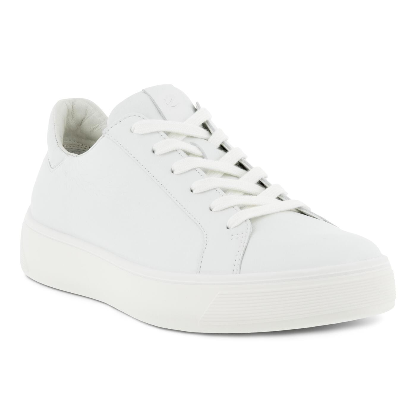 Ecco Womens Street Tray Sneakers - White