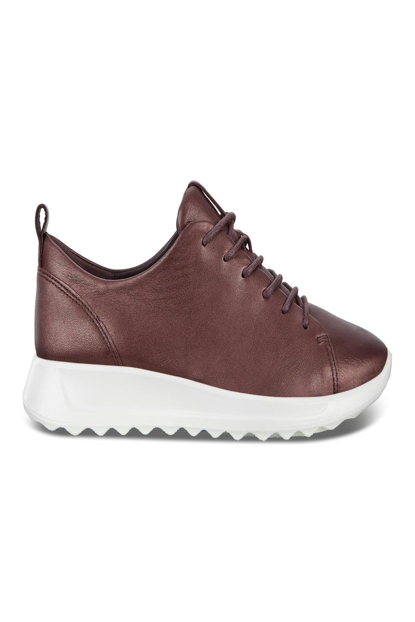 Ecco Womens Flexure Sneakers - Fig Metallic