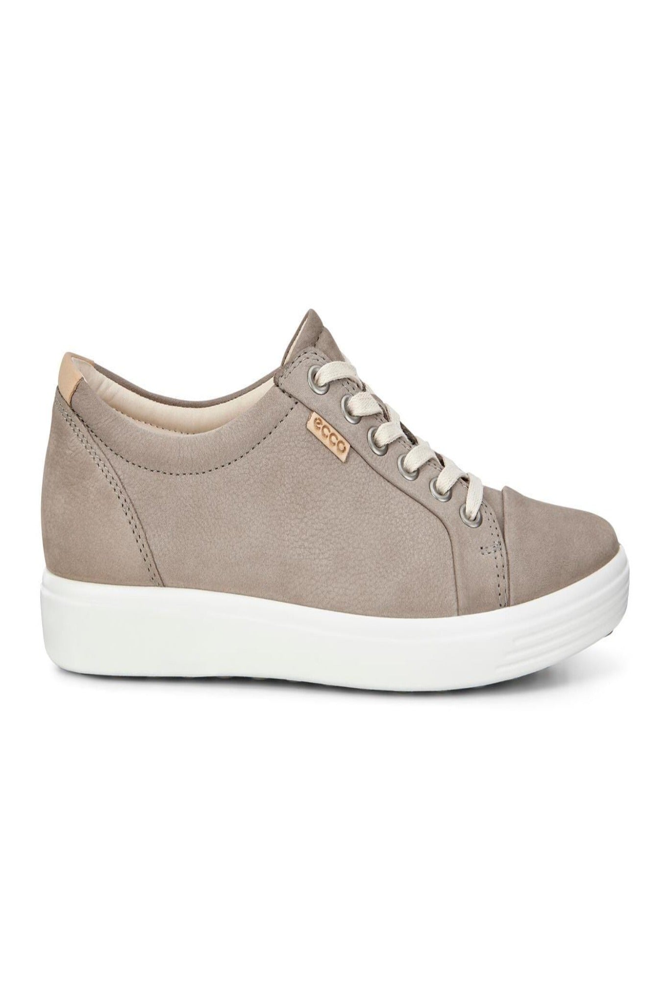 Ecco Womens Soft 7 Sneakers - Warm Grey