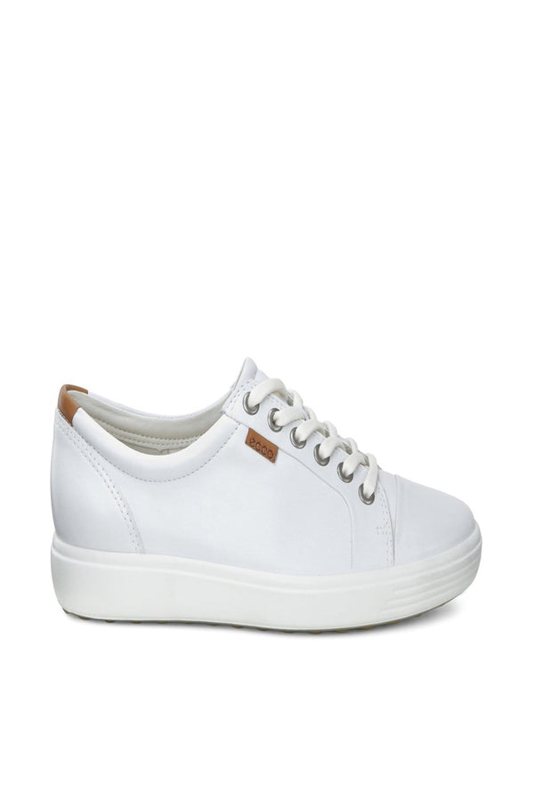 Ecco Womens Soft 7 Sneakers - White